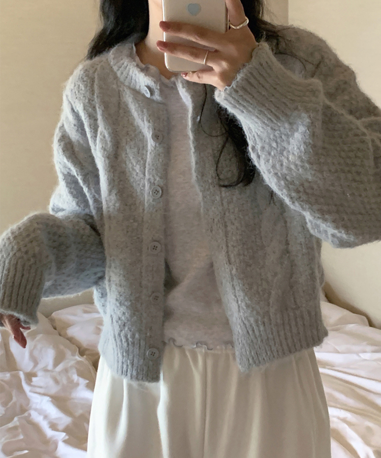 トリミング長袖Tシャツ(6color) SKY BLUE