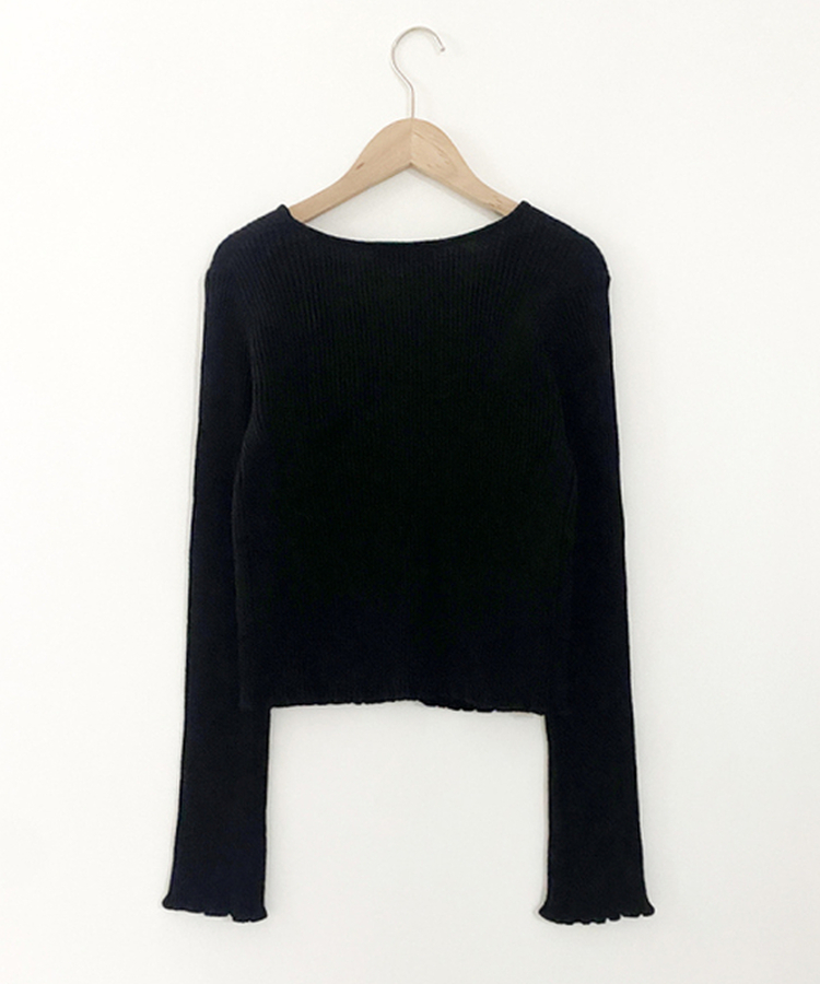 リブカーディガン