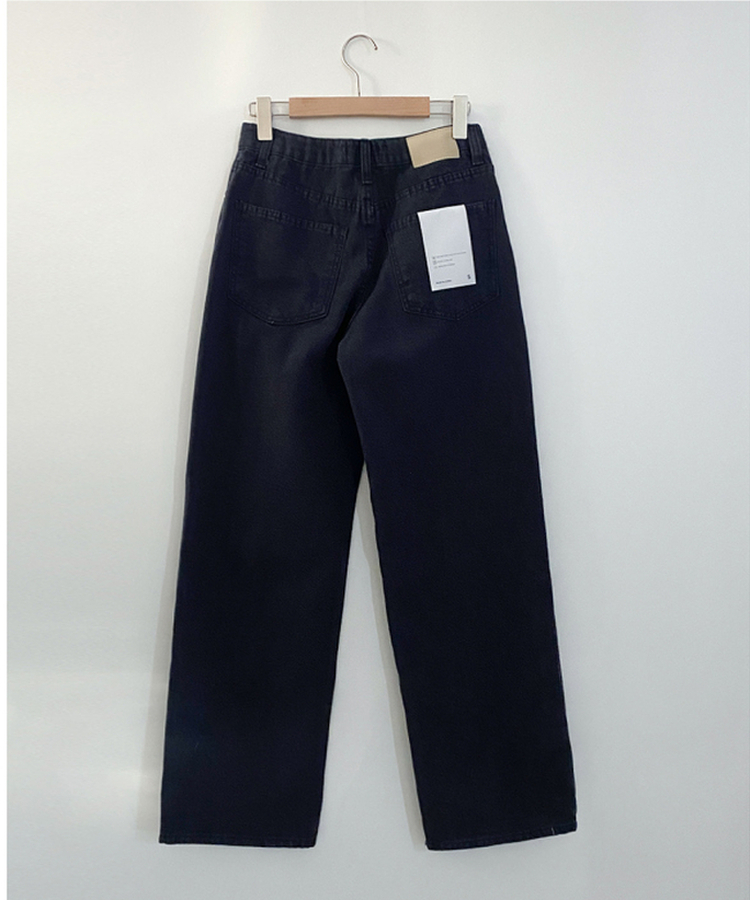 コットンストレートパンツ