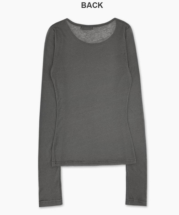 シースルーレイヤード長袖Tシャツ(11color)