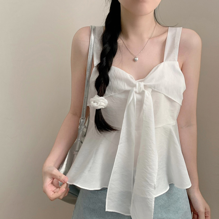 フレアリボンキャミブラウス IVORY