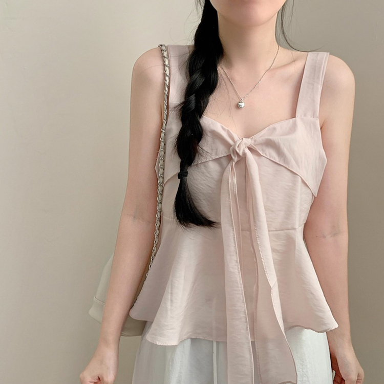 フレアリボンキャミブラウス PINK