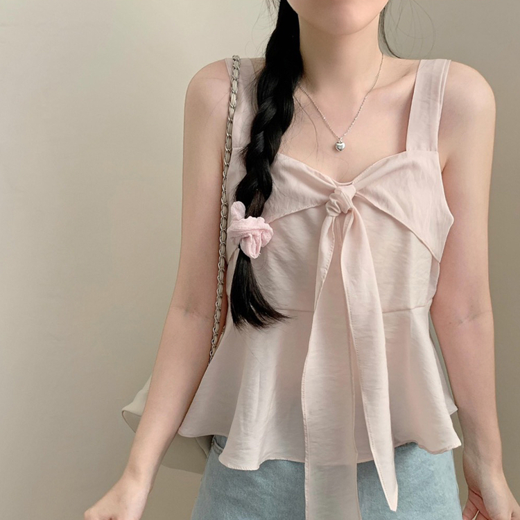 フレアリボンキャミブラウス PINK