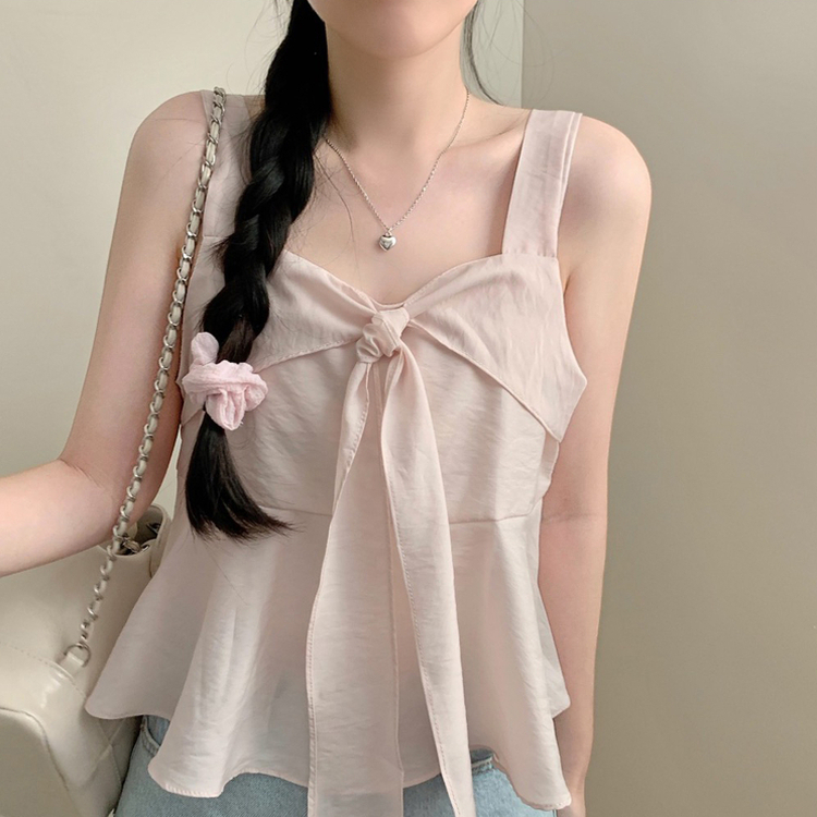 フレアリボンキャミブラウス PINK