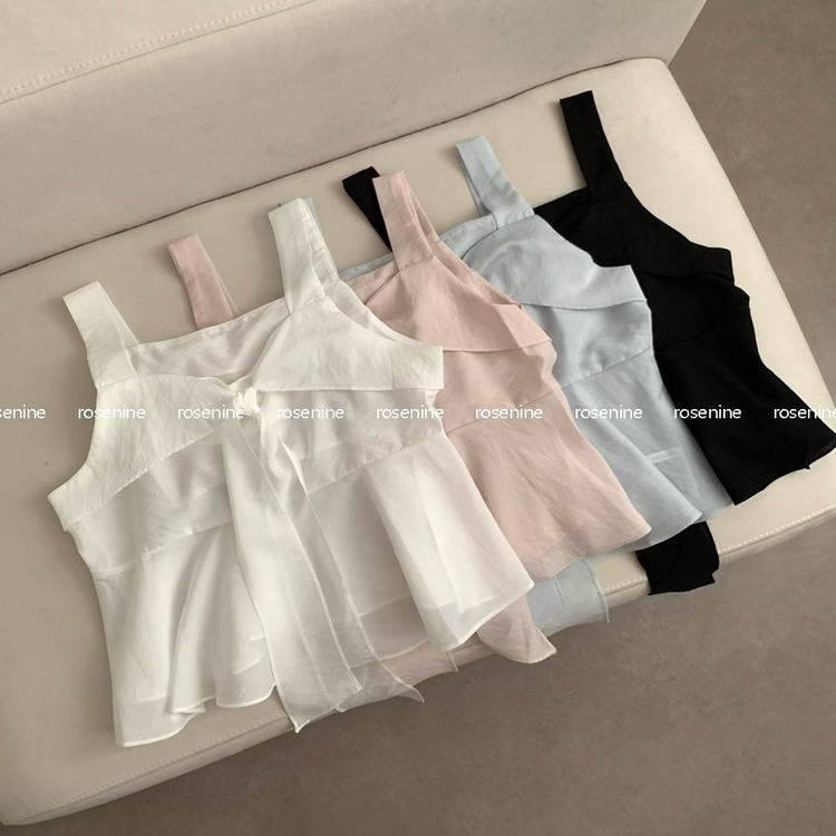 フレアリボンキャミブラウス