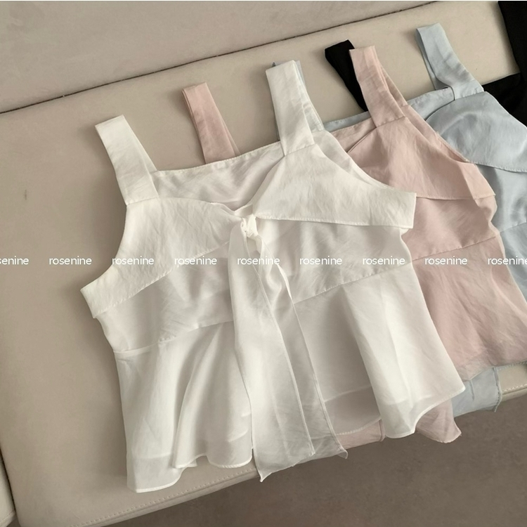 フレアリボンキャミブラウス