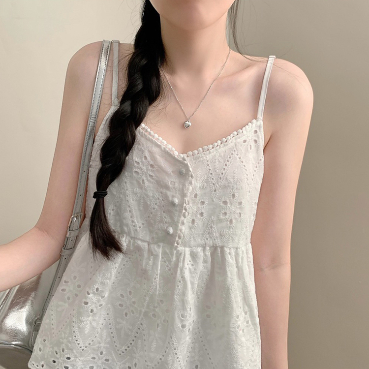 レースストラップキャミソールブラウス IVORY