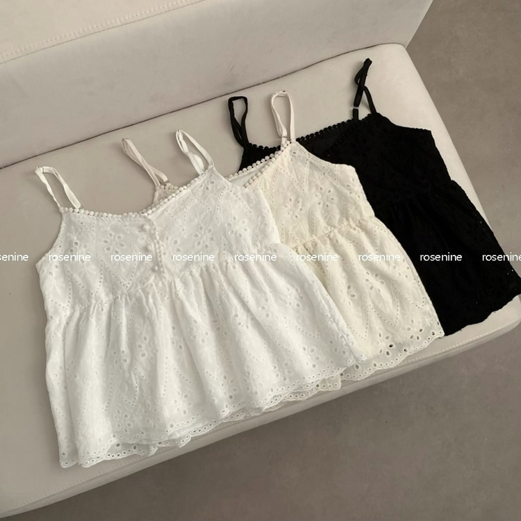 レースストラップキャミソールブラウス