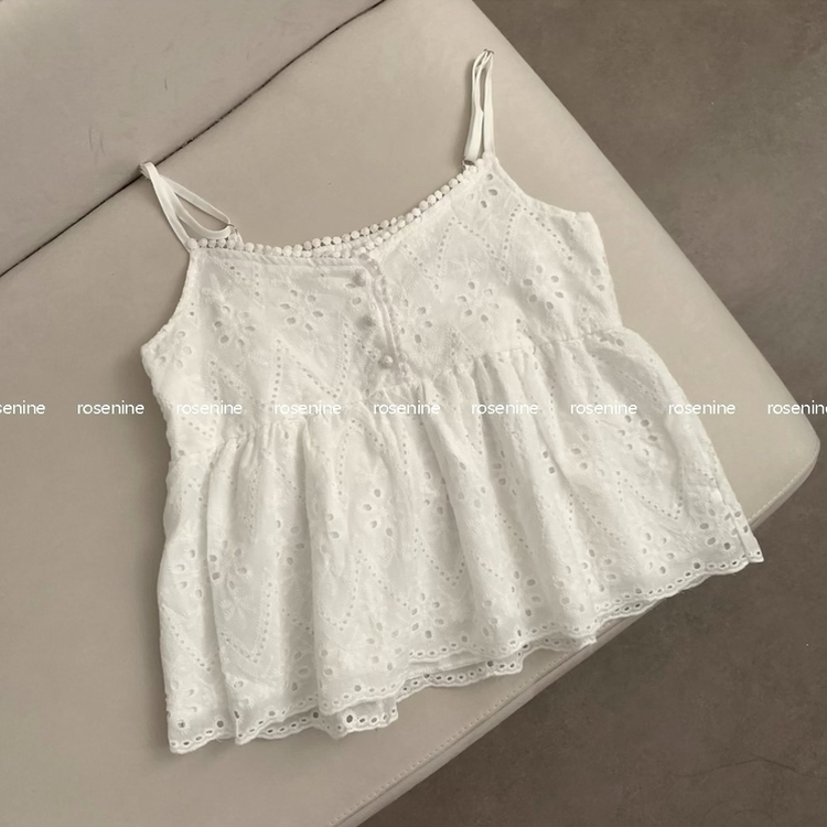 レースストラップキャミソールブラウス