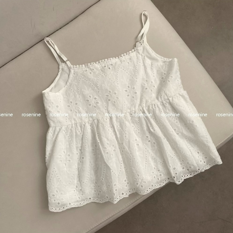 レースストラップキャミソールブラウス