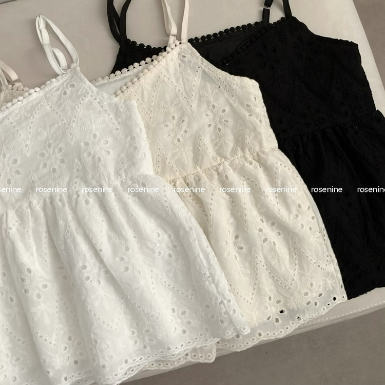 レースストラップキャミソールブラウス