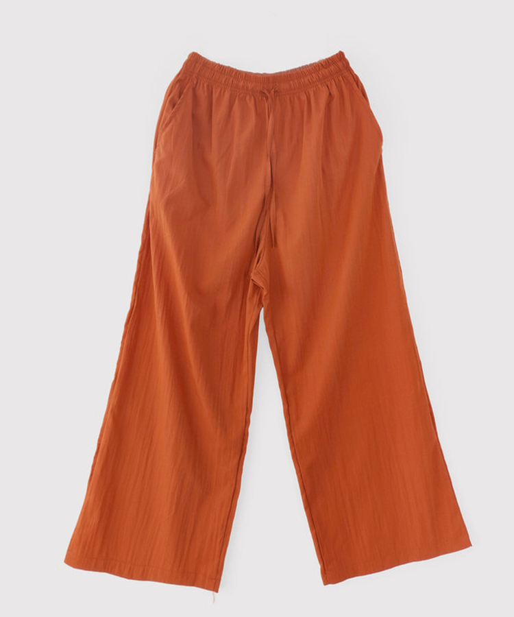 バンディングストレートパンツ