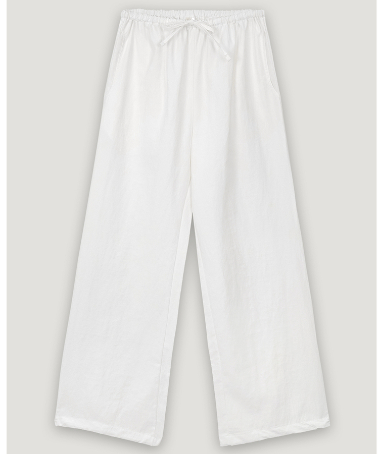 ナイロンワイドバンディングパンツ(6color)