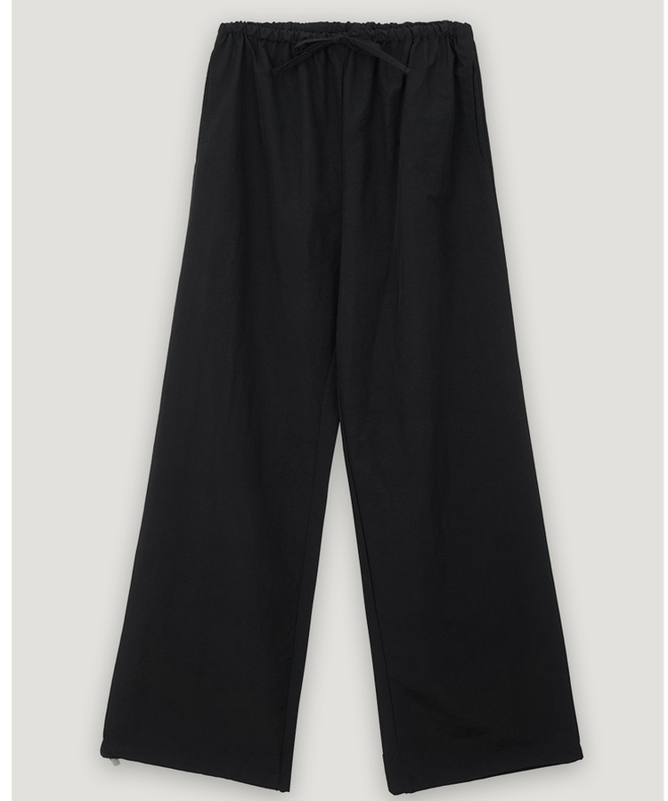 ナイロンワイドバンディングパンツ(6color)