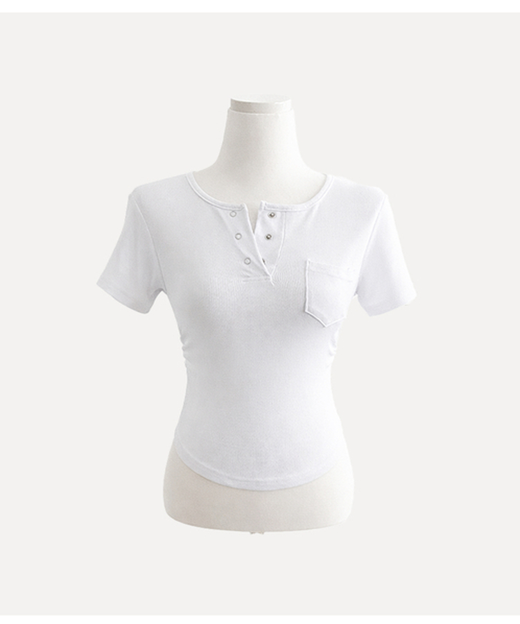 クロップ半袖Tシャツ(5color)