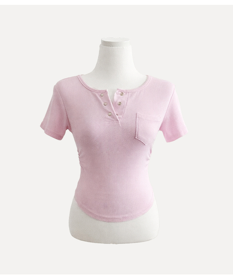 クロップ半袖Tシャツ(5color)