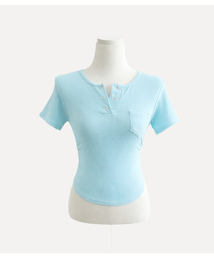 クロップ半袖Tシャツ(5color)