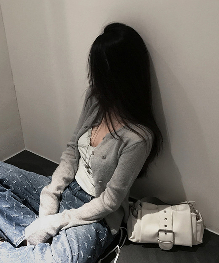 【ベルト付き】ヒップチェーンワイドパンツ MID DENIM