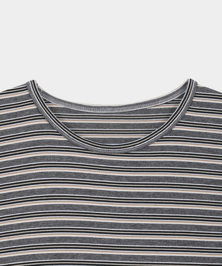ストライプ半袖Tシャツ