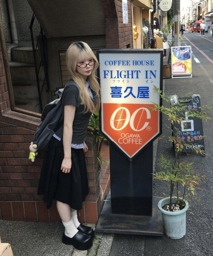 シャツレイヤードシャーリングトップス DEEP GRAY