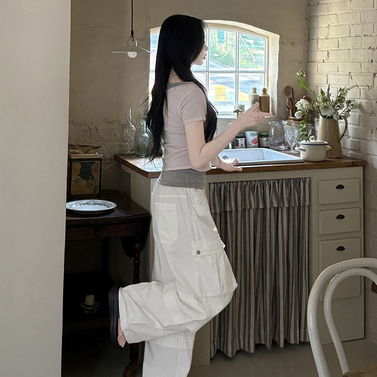 カーゴバルーンロングパンツ IVORY