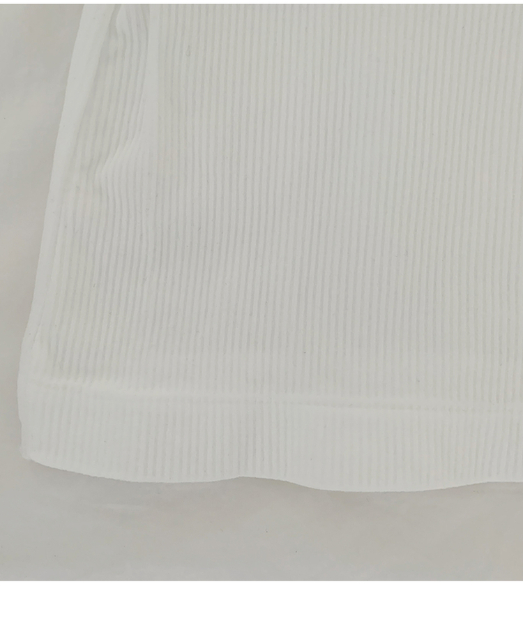 【カップ付き】レースストラップリブキャミソール(5color)