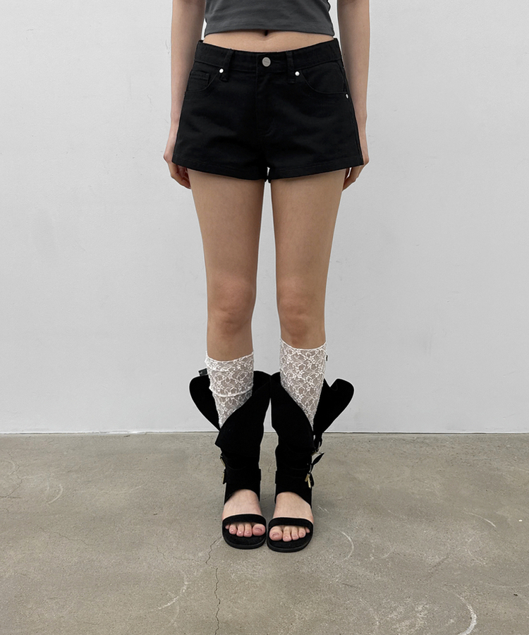 レースレッグウォーマー IVORY