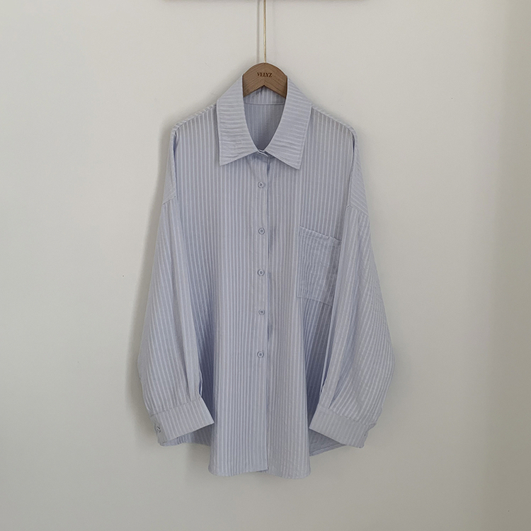 オーバーフィットストライプシャツ(5color)