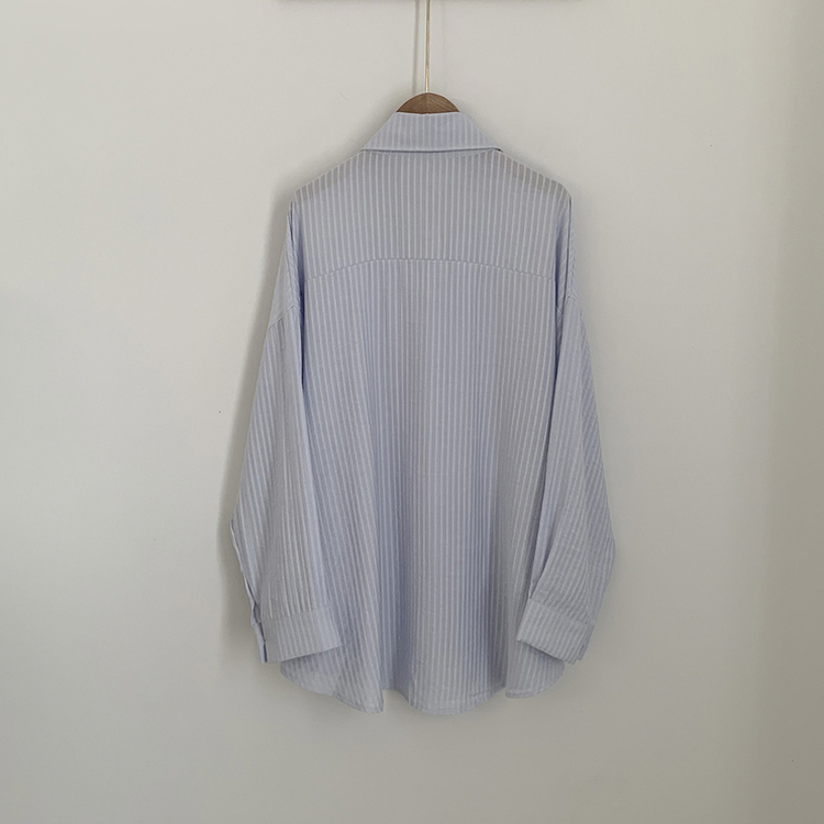 オーバーフィットストライプシャツ(5color)