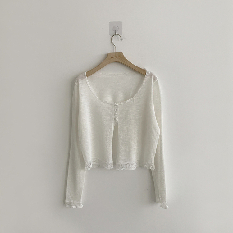 【SET】キャミソール＋ボタンカーディガン