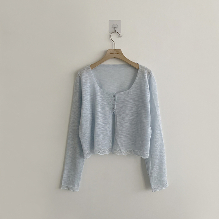 【SET】キャミソール＋ボタンカーディガン