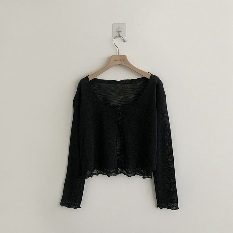 【SET】キャミソール＋ボタンカーディガン