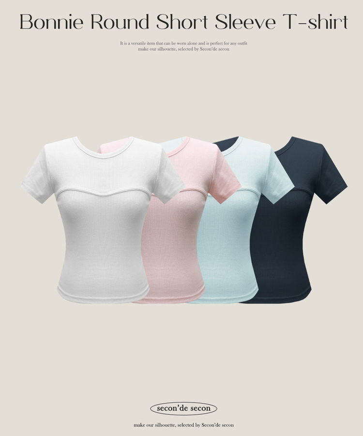 デイリーラウンド半袖Tシャツ