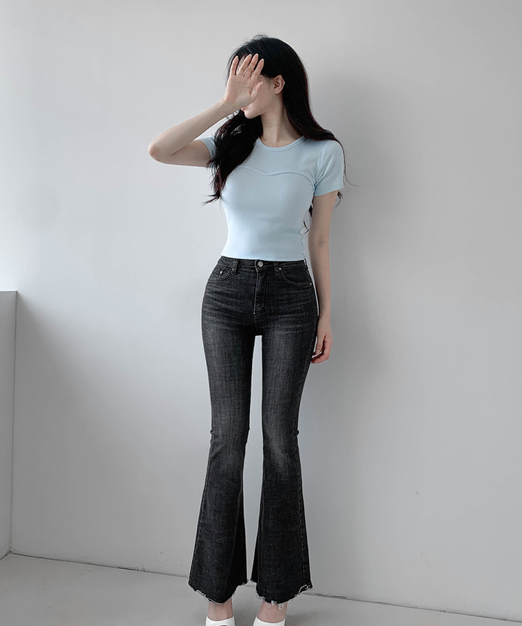 デイリーラウンド半袖Tシャツ SKY BLUE