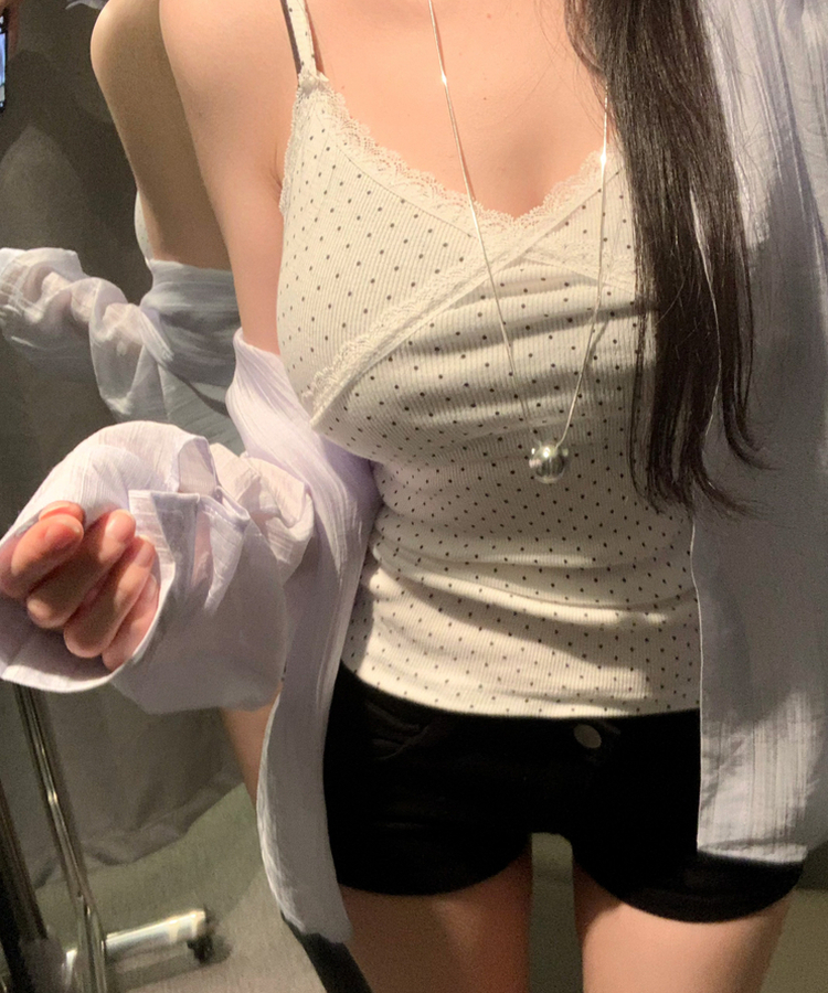 ルーズフィットカラー長袖シアーシャツ SKY BLUE