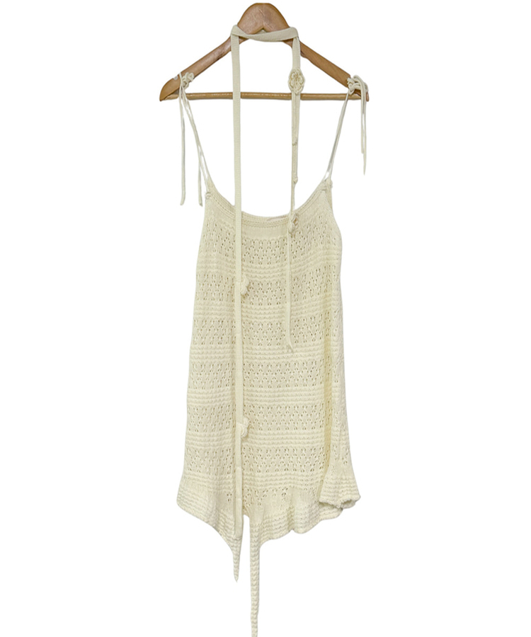 【＋タイ】キャミソールニットワンピース