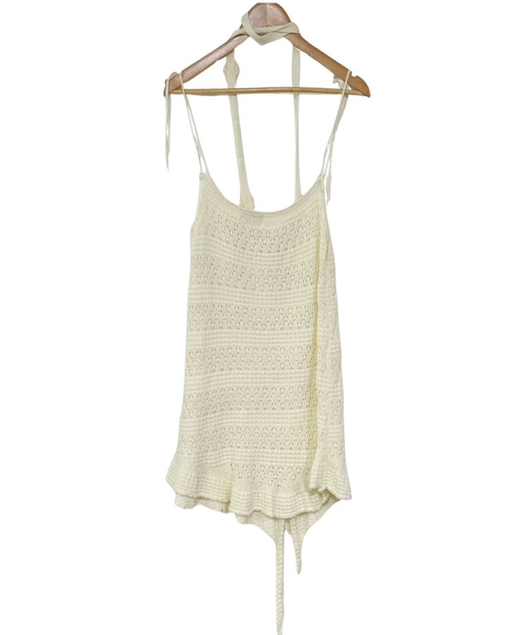 【＋タイ】キャミソールニットワンピース