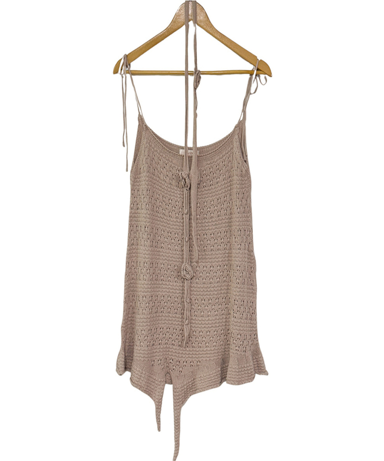 【＋タイ】キャミソールニットワンピース