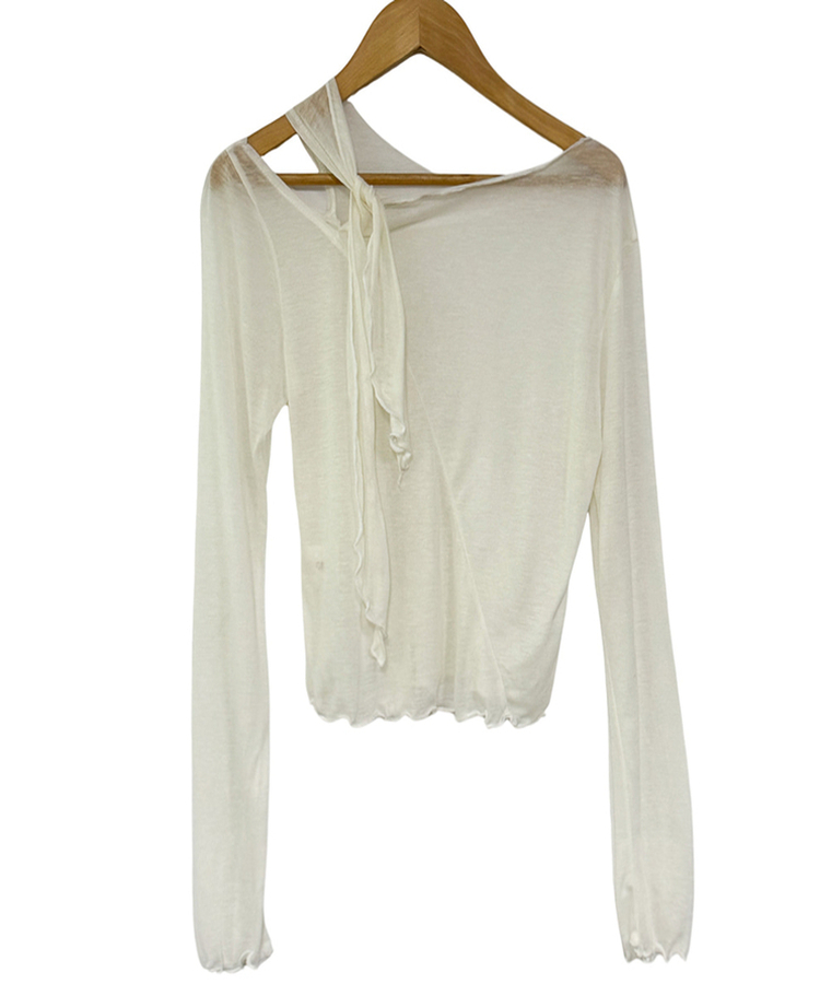 リボンスリムTシャツ