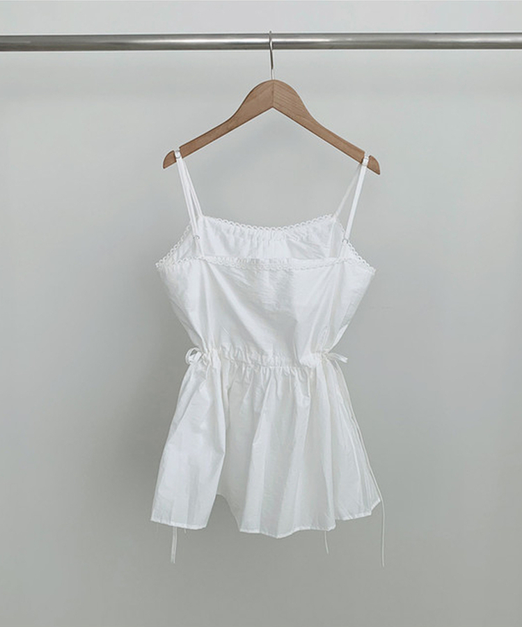 スクエアネックシアリングフレアミニワンピース