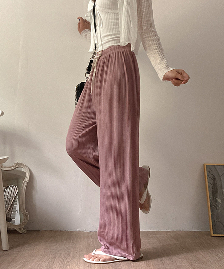 ストレッチデイリーパンツ(6color) PINK