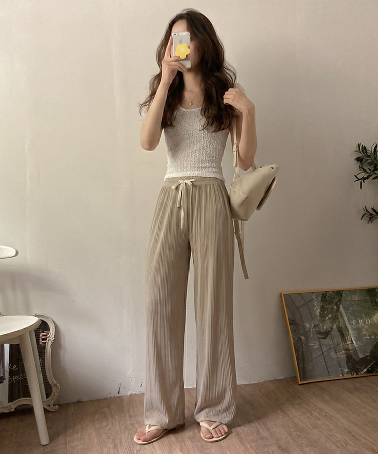 ストレッチデイリーパンツ(6color) BEIGE