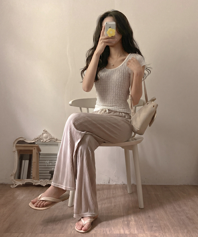 ストレッチデイリーパンツ(6color) BEIGE