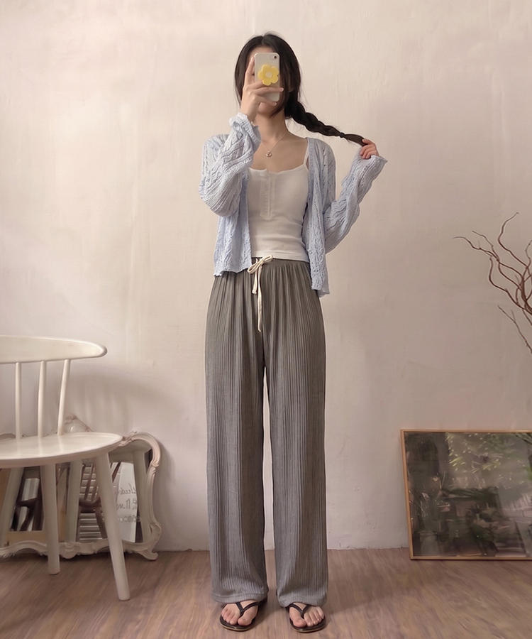 ストレッチデイリーパンツ(6color) GREY