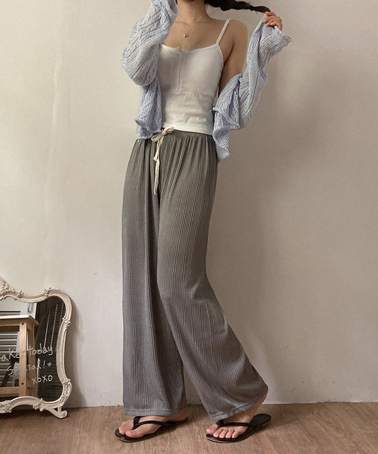 ストレッチデイリーパンツ(6color) GREY