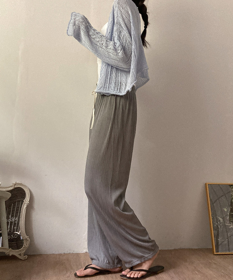 ストレッチデイリーパンツ(6color) GREY