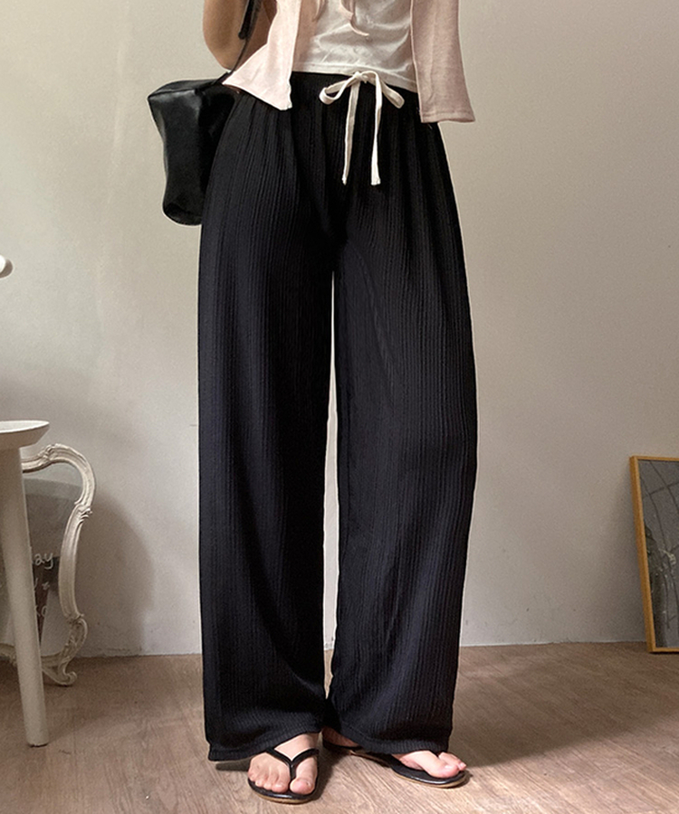 ストレッチデイリーパンツ(6color) BLACK