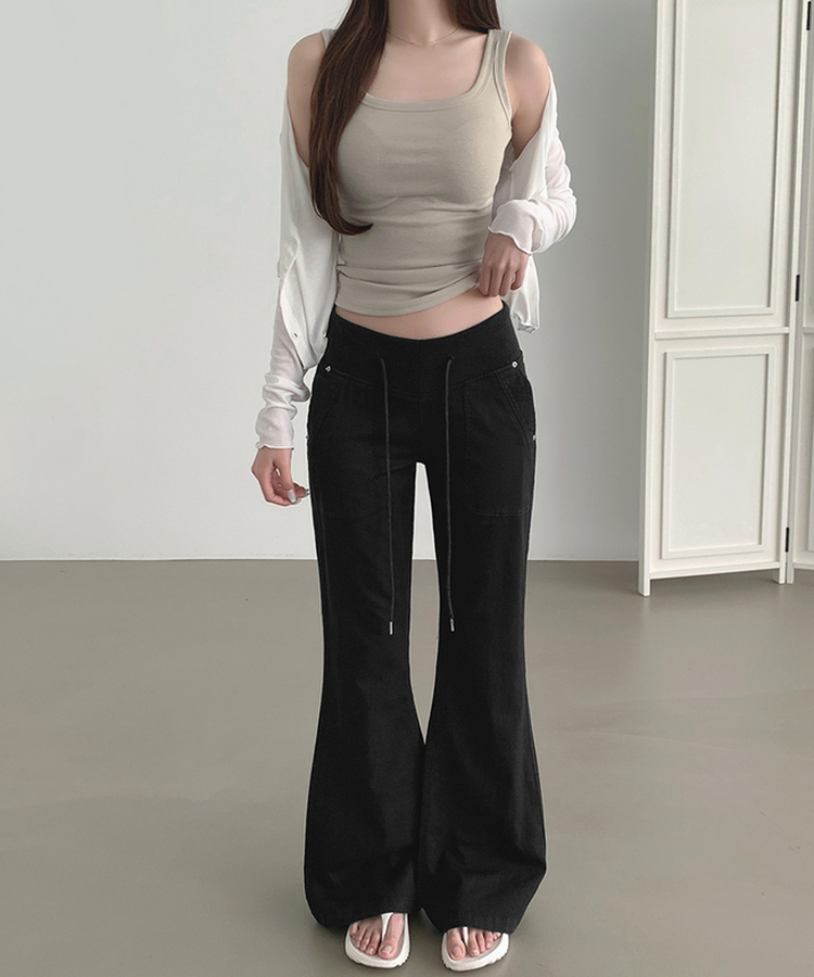 ベーシックスリムフィットノースリーブ(6color) BEIGE