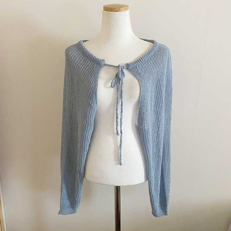 ボレロリボンカーディガン(6color)