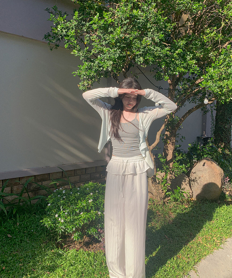 【カップ付き】ベーシックキャミソール(6color) GRAY